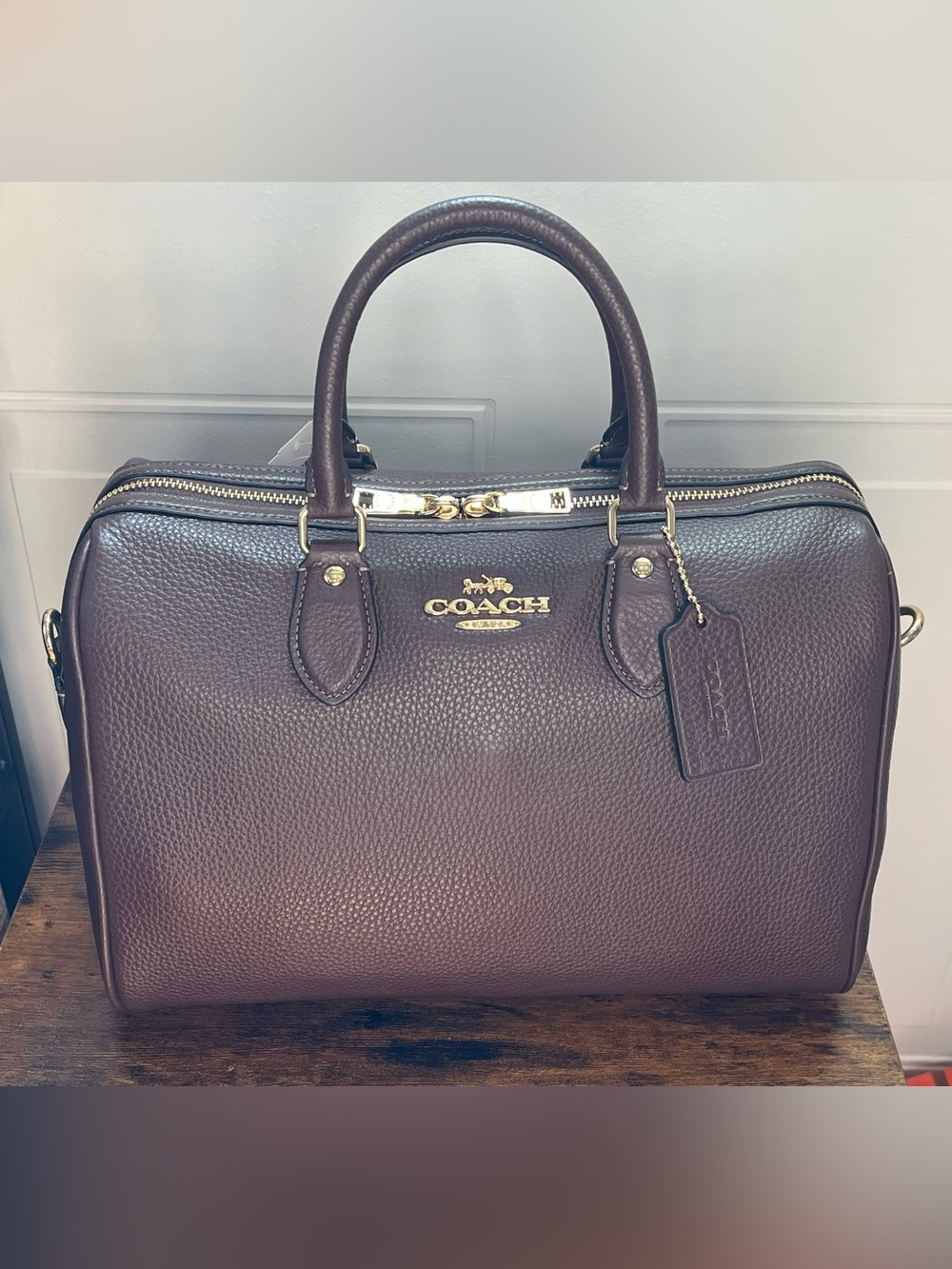 Coach Rowan Large Satchel in Maple - BNWTโs!